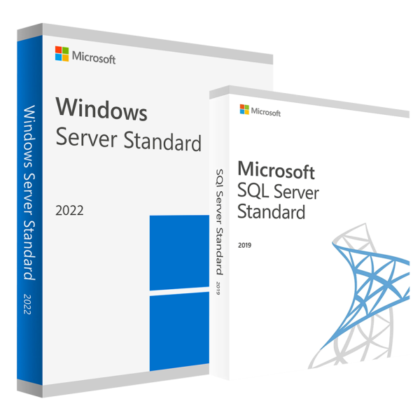 Windows Server 2022 Standard & SQL 2019 Standard