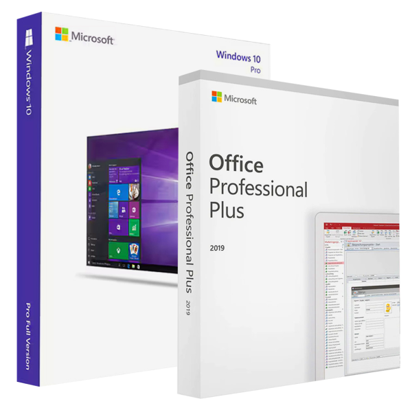 Windows 10 Pro & Office 2019 Pro Plus